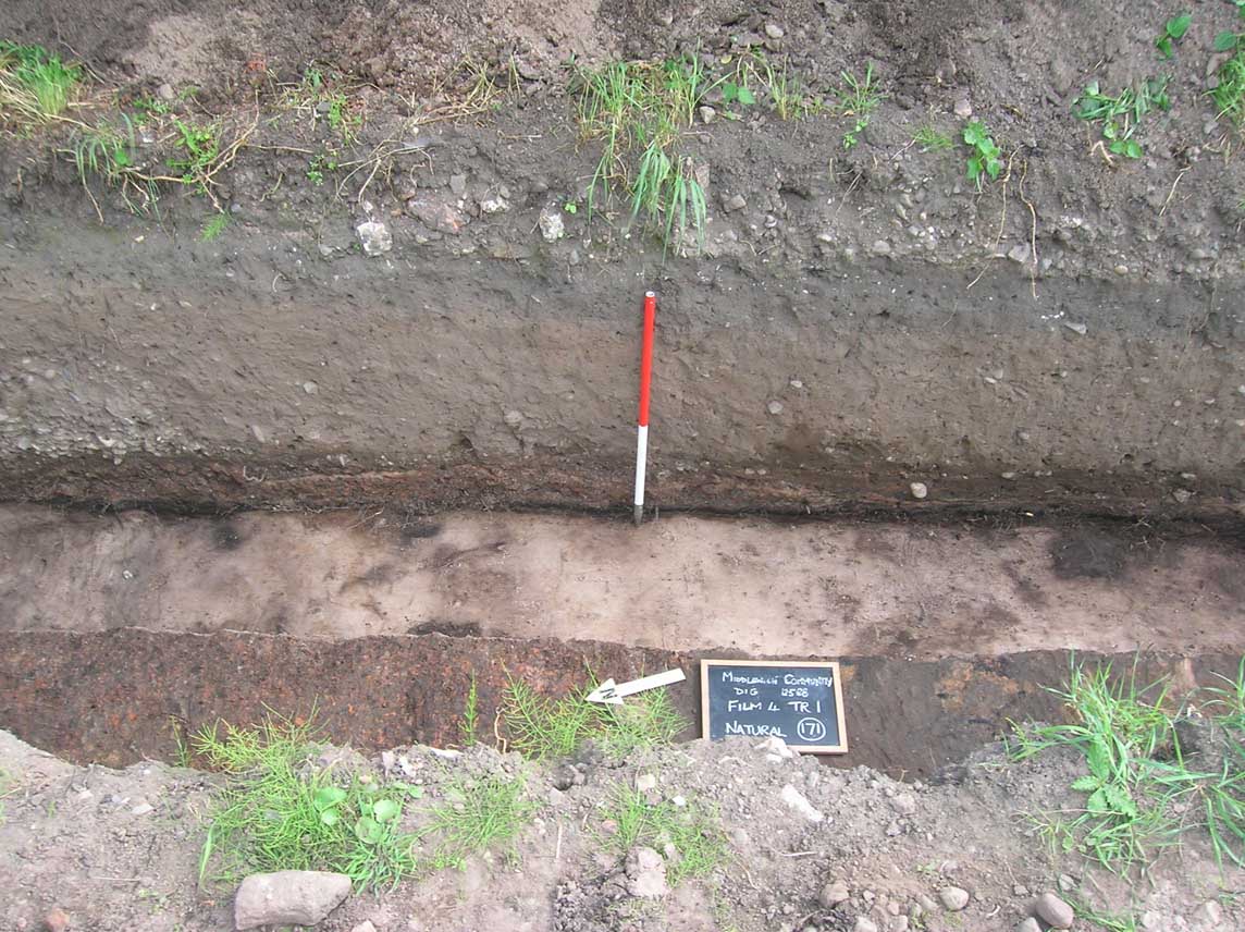 Floor layers, Trench 1